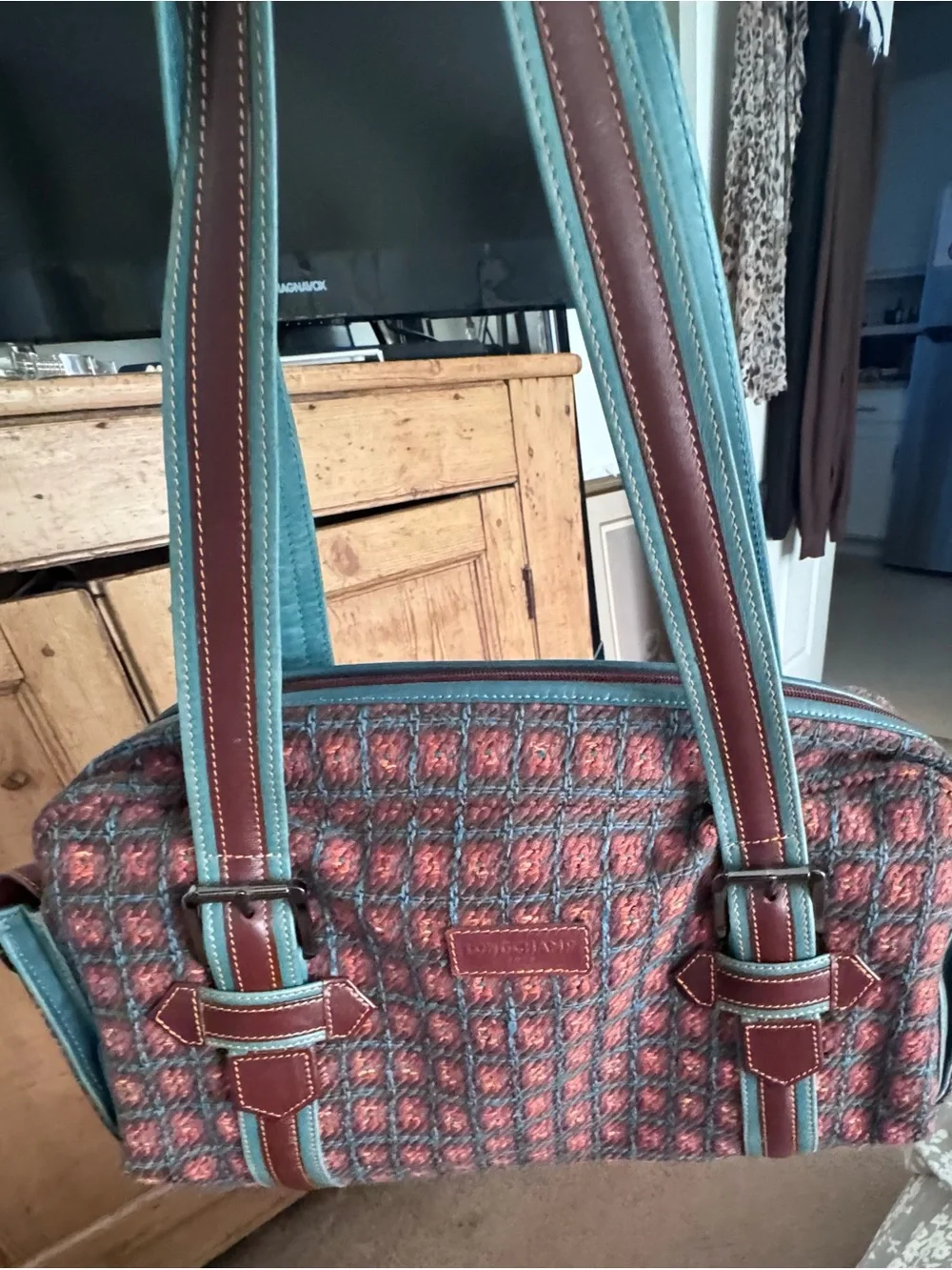 LONGCHAMP Vintage Bag. Never worn. No tags. Perfect Condition. 7 1/2 H x 12 wide